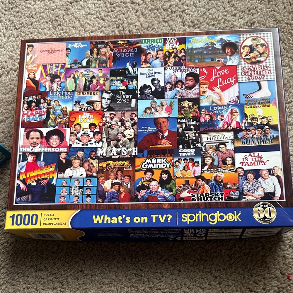 Springbok What's on TV? 1000-Piece Jigsaw Puzzle - Multicolor